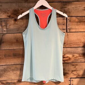 Marika light blue racerback tank - S - 🙂3/$15